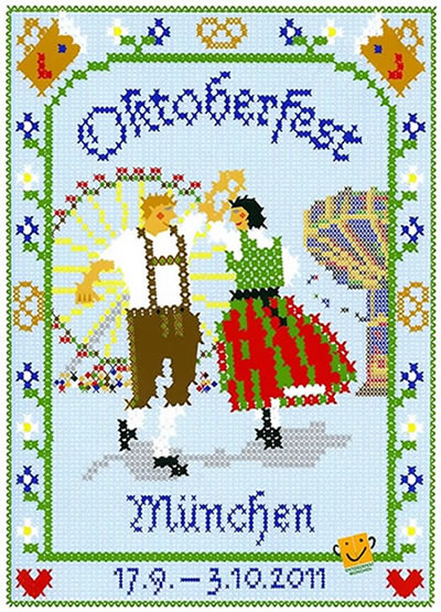 Münchner Oktoberfest Plakat - Wiesn 2011